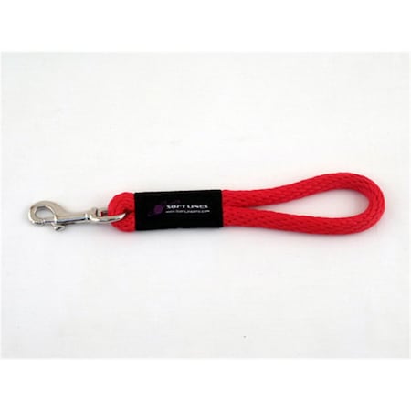 Soft Lines Dog Snap Leash 0.62 In. Diameter By 1 Ft. - Red P11001RED